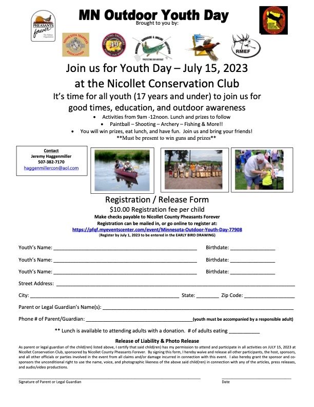 2023 MN Outdoor Youth Day